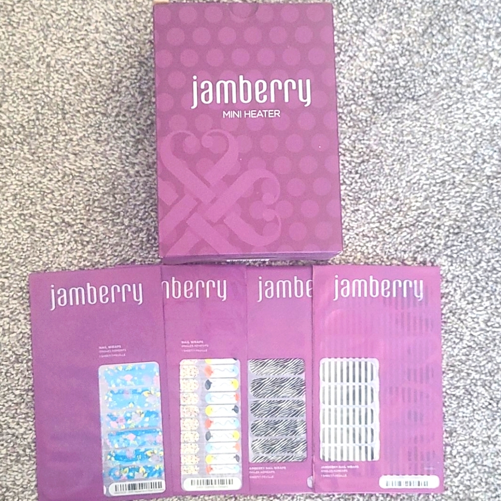 Jamberry mini heater & nail wraps